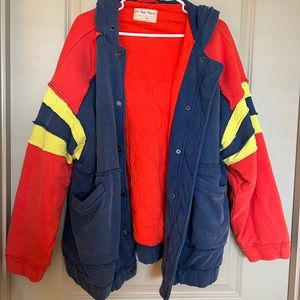 Free people varsity bomber jacket